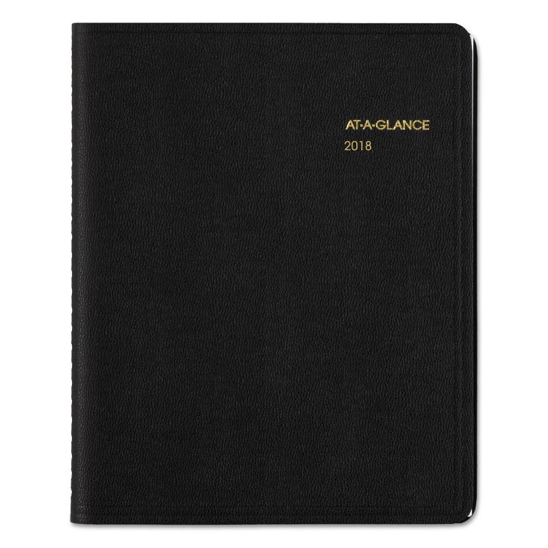 At-A-Glance Weekly/Monthly Appointment Book 6 7/8 x 8 3/4 Black 7065005