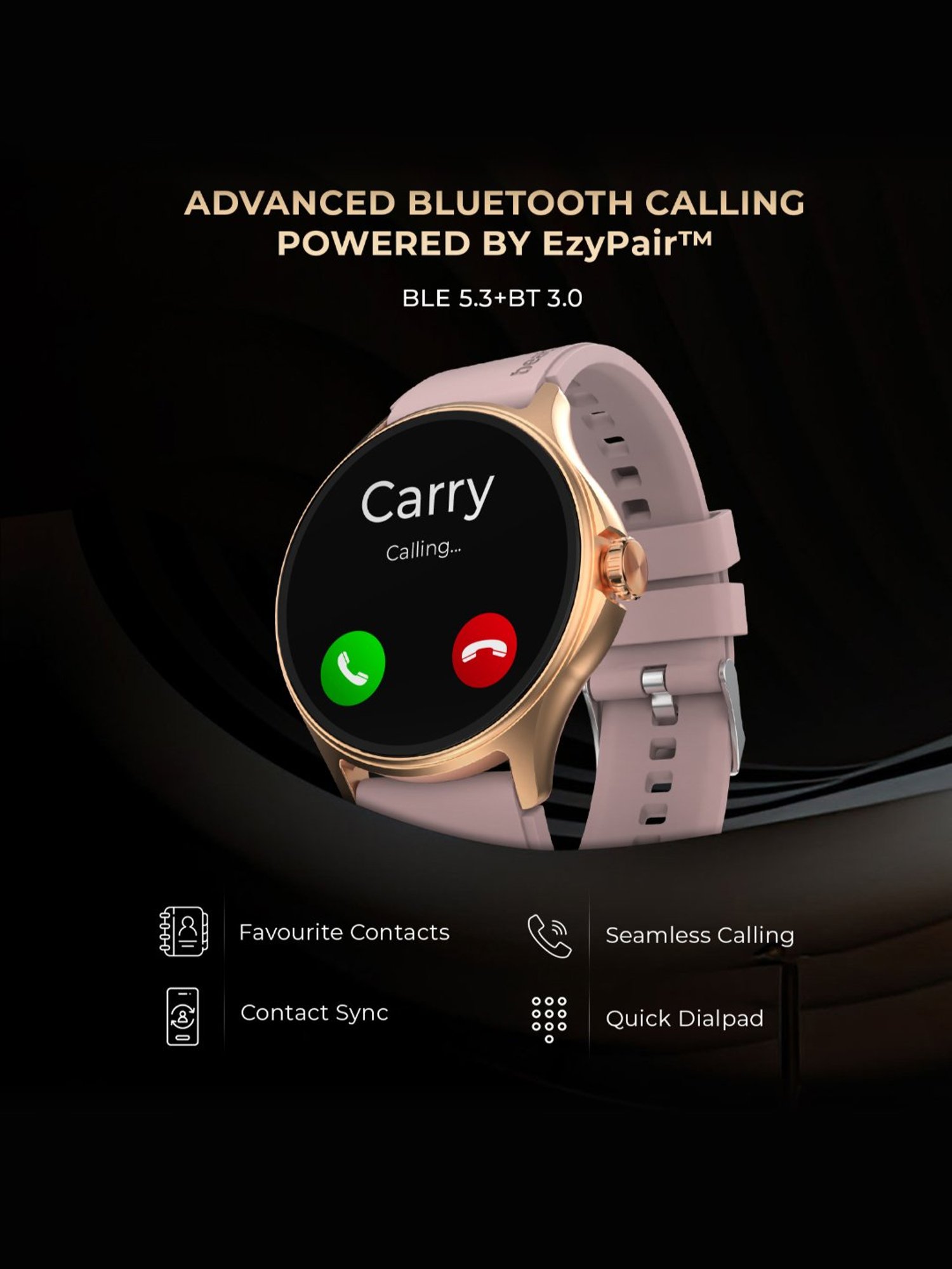 I Kall W1 Smartwatch (Black)