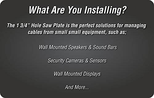 Datacomm 45-0006-WH Hole Saw Plate