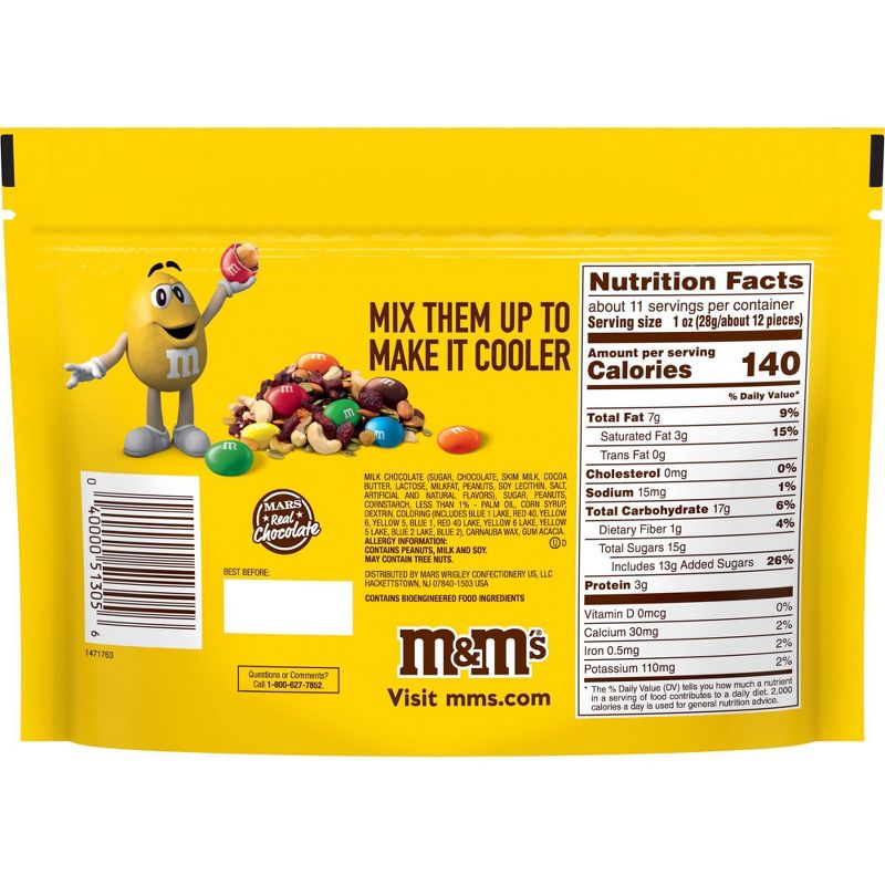 M&M's Peanut Chocolate Candies - 10.7oz - Sharing Size