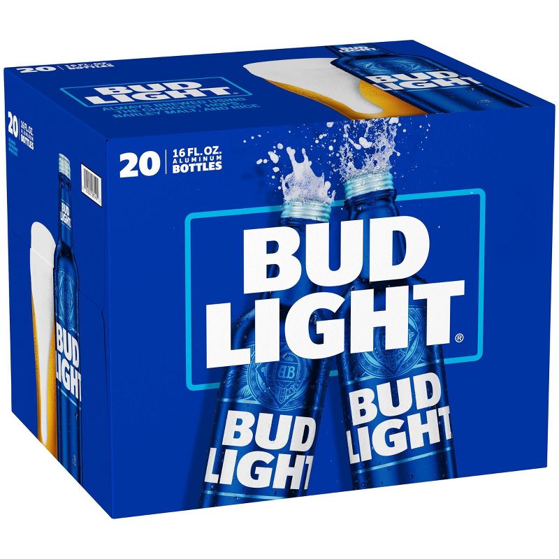Bud Light Beer - 20pk/16 fl oz Aluminum Bottles