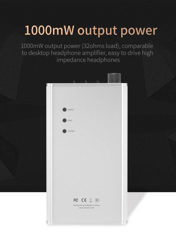 XDUOO XD-05 Plus Portable "Desktop" Headphone Amplifier 32bit/384kHZ DSD256 DAC Headphone Amplifier