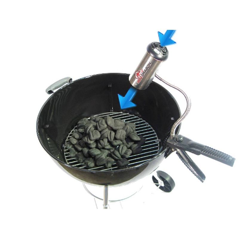 BBQ Dragon Grill Fan - Black