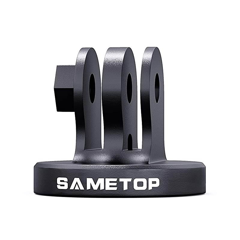 Aluminum Tripod Mount Adapter Compatible with Gopro Hero 8 7 6 5 4 Session 3+ 3 2 1 Hero 2018 Fusion DJI Osmo Action Cameras