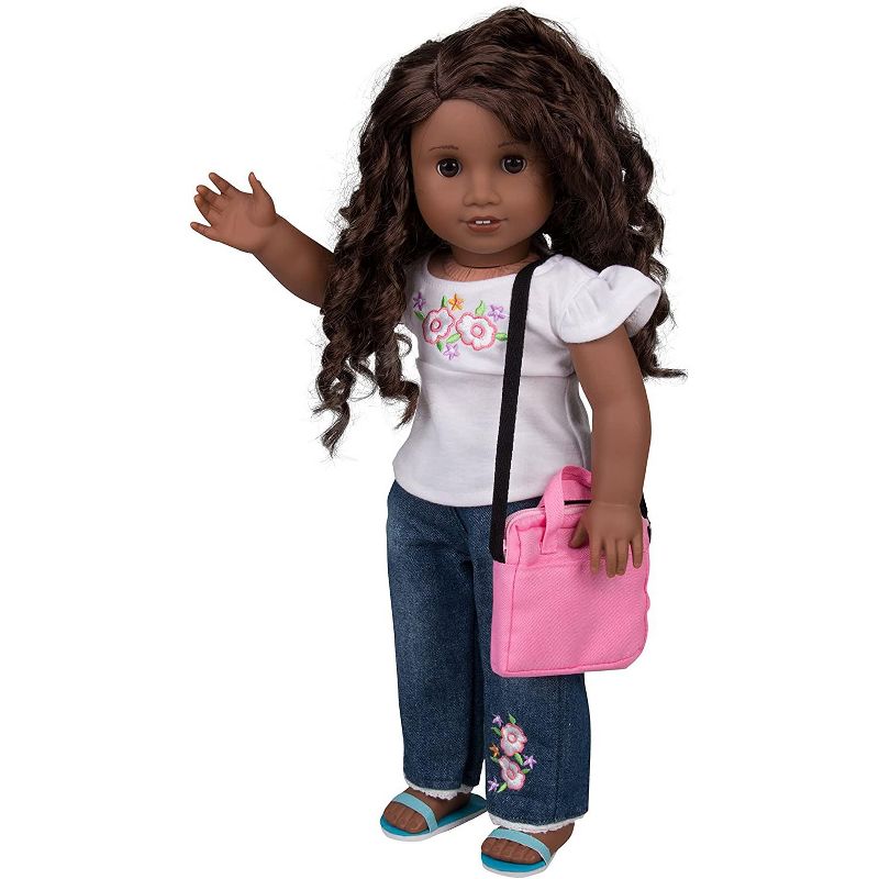 Dress Along Dolly Metal Laptop Computer with Carrying Bag for American Girl Doll