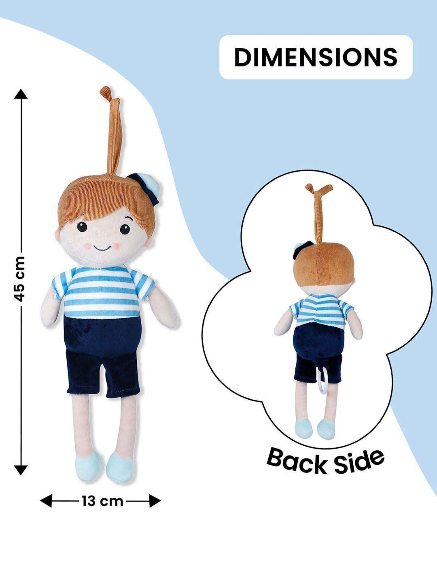 Baby Moo Kids Blue Pulling Toy