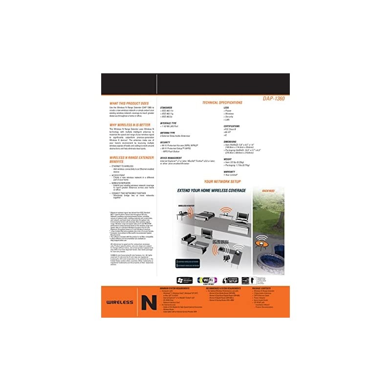 DAP1360 WirelessN Range Extender