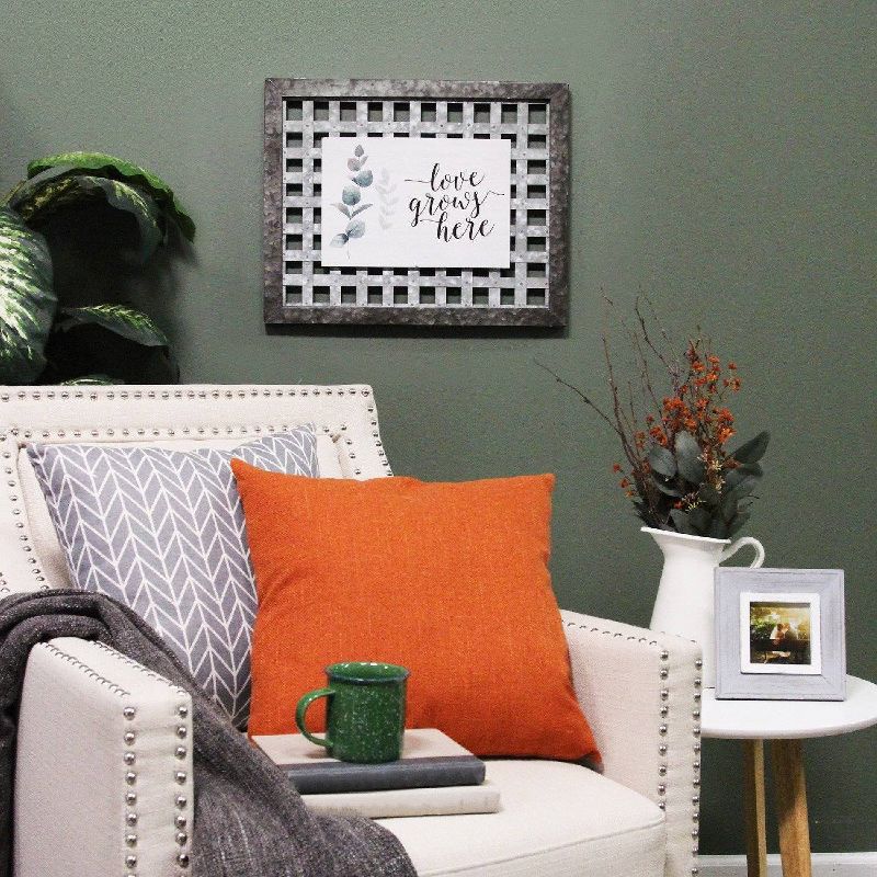 20" x 16.25" Love Grows Her" Wall Art - Stratton Home Décor