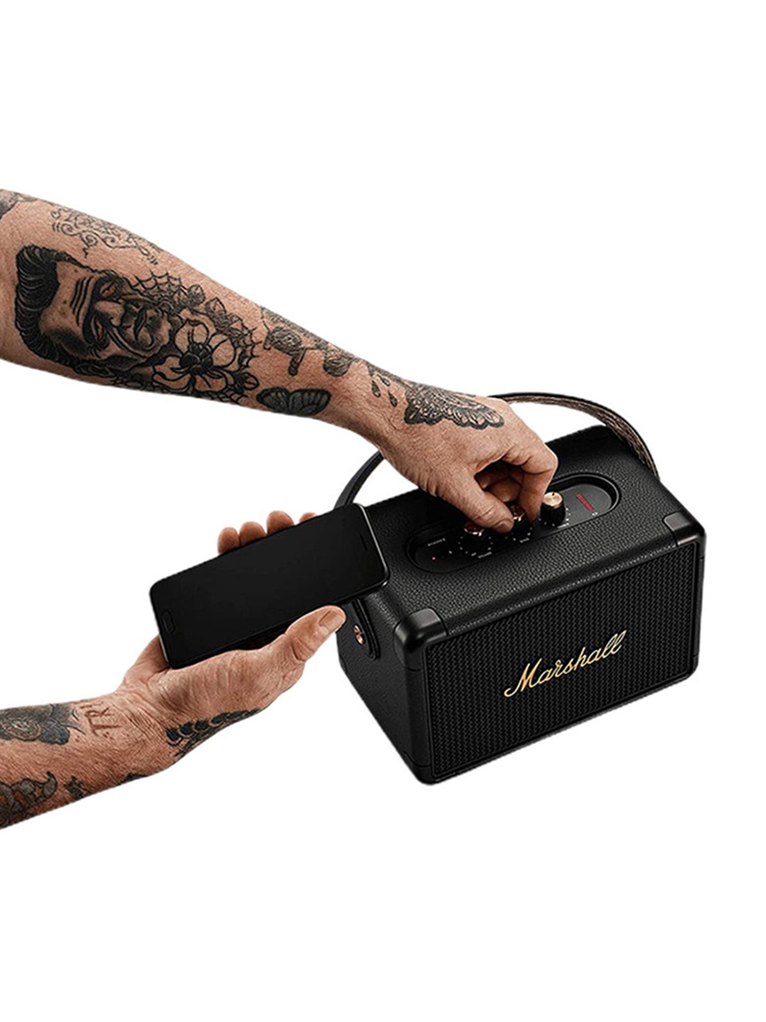 I Kall IK005 Bluetooth Tower Speaker (Brown)