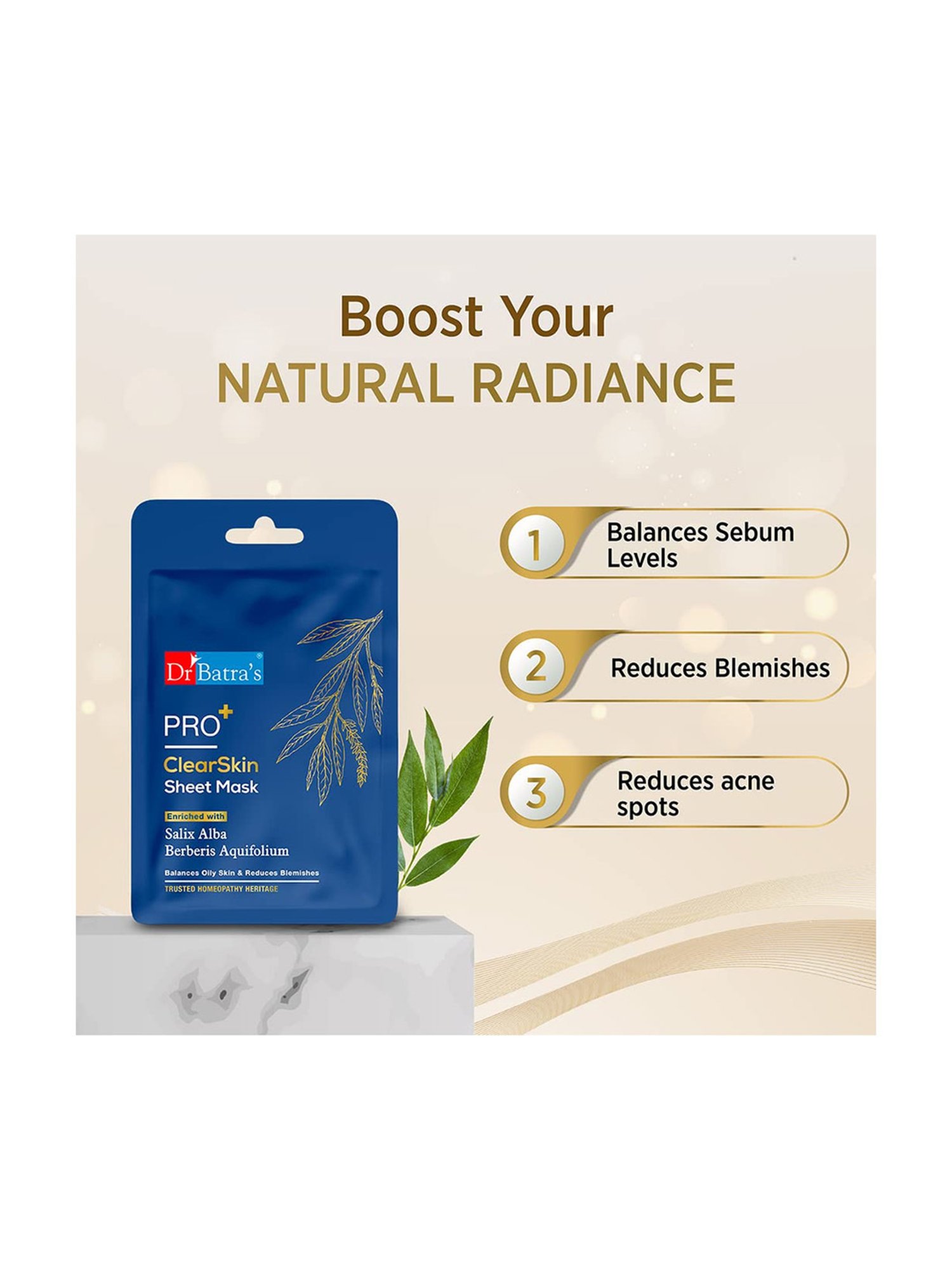 Dr. Batra's Pro+ CleanSkin Sheet Mask - 25 gm