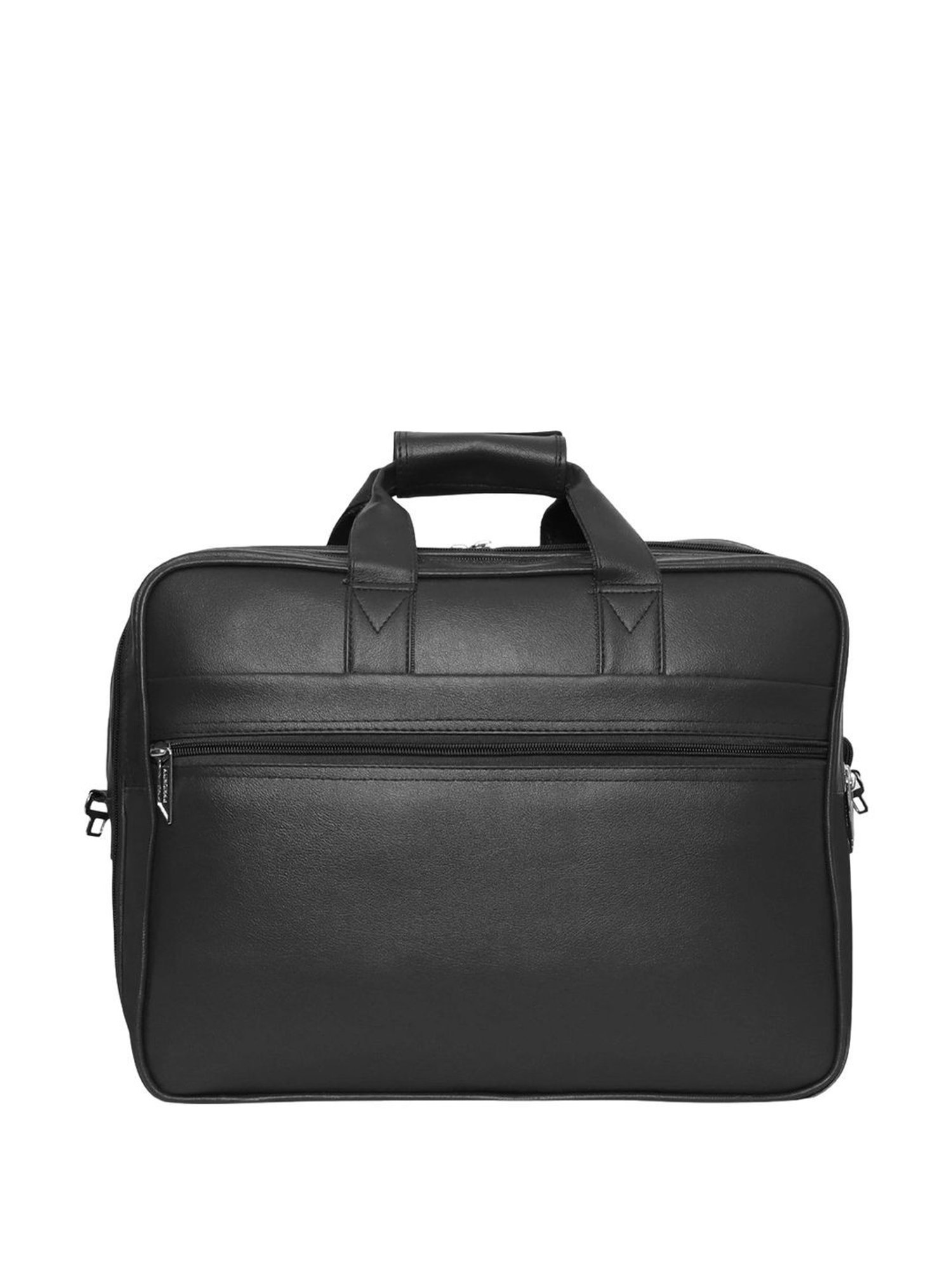 Priority Black Synthetic Large Messenger Bag