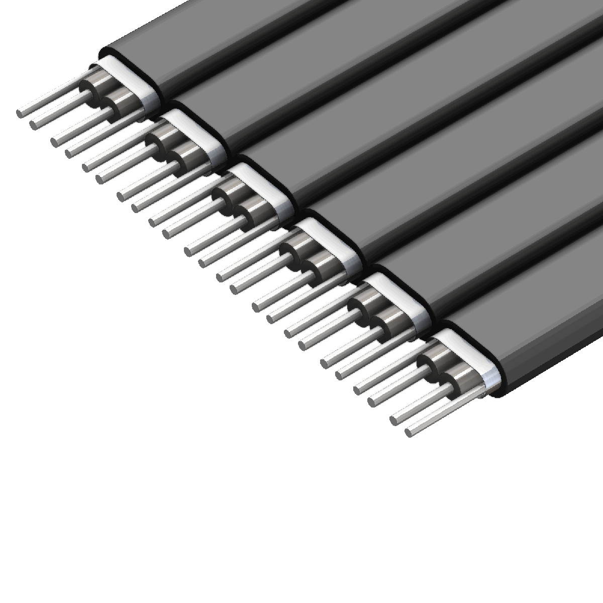 PCI-E 4.0 x16 Power Extension Cable For ATX Computer Cases Shielded Stable High Speed Cable 250mm