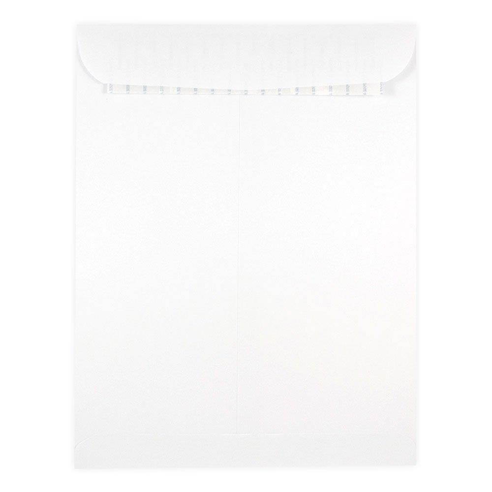 JAM PAPER 10 x 13 Open End Catalog Envelopes with Peel & Seal Closure - White - 50/Pack
