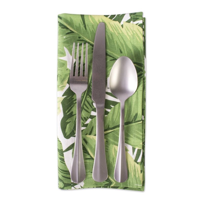 6pk Cotton Banana Leaf Napkins - Design Imports