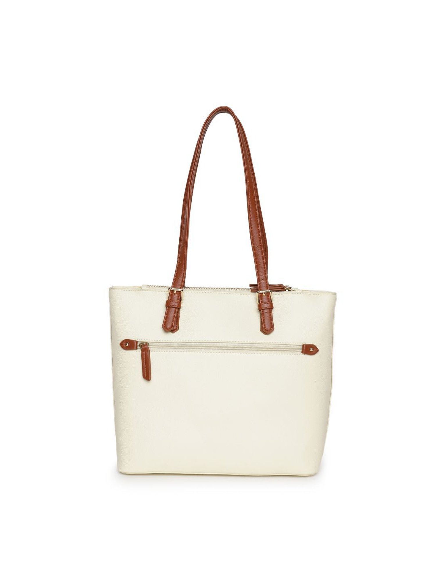 Beverly Hills Polo Club Beige Small Tote Bag
