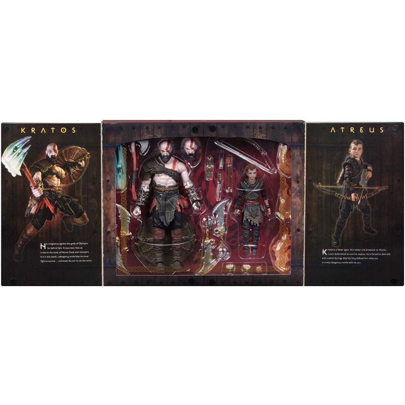 Neca God of War 2018 Ultimate Kratos & Atreus 7 Inch Scale Action Figure 2 Pack
