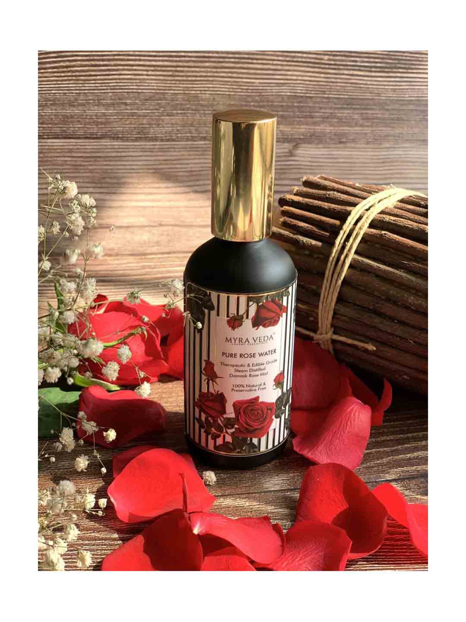 MYRA VEDA LUXURY ESSENTIALS Pure Rose Water - 100 ml