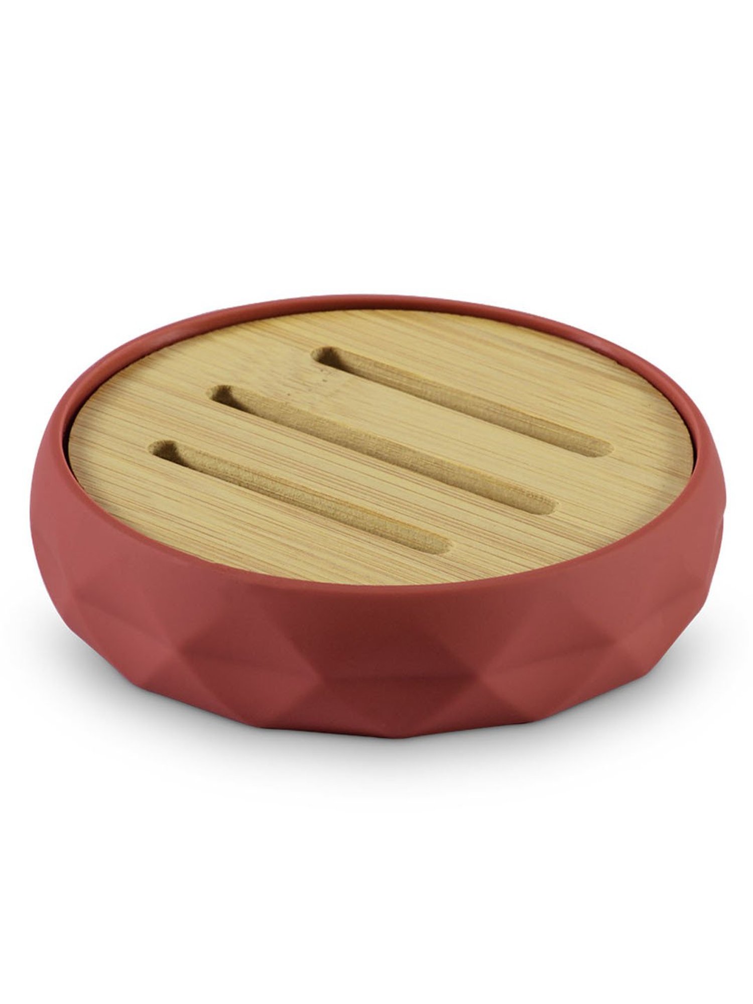 Freelance Red SAN material (Styrene Acrylonitrile) Set of 1 Soap Dishes