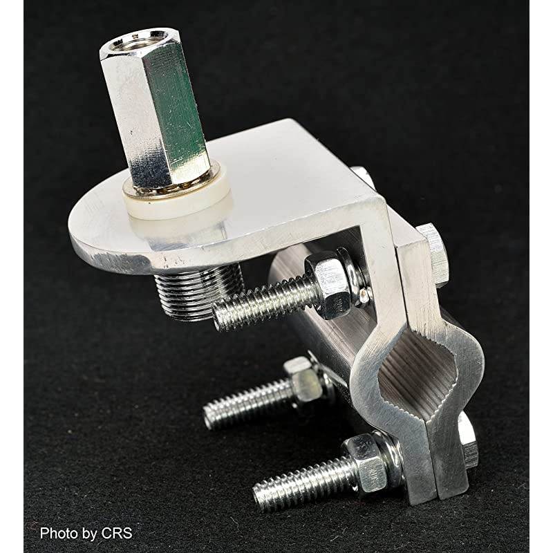 Double Groove CB Radio Antenna Mount W SO239 Stud BRV1
