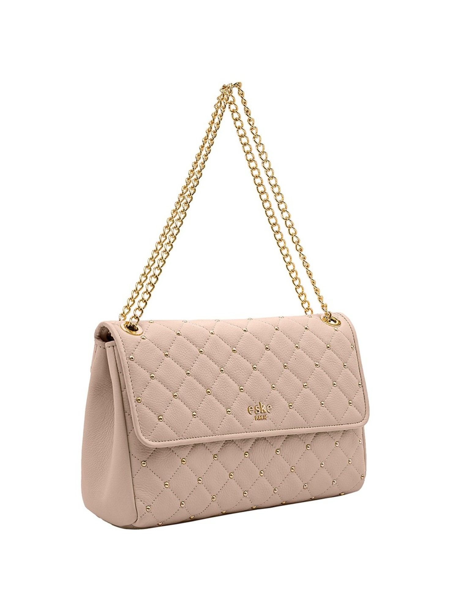 Eske Melba Pink Embellished Medium Shoulder Handbag