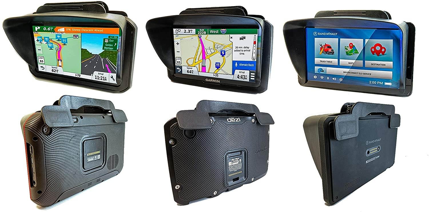 Ramtech 7-inch Clip-on Visor Sun Shade Sunshade for Garmin RV 760 760LMT GPS + Free Bonus Stylus Pen & Screen Protector (Non-OEM) - VSC7