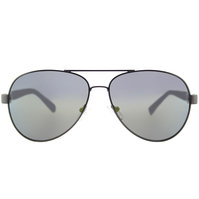 Guess  09Q Unisex Aviator Sunglasses Matte Gunmetal 61mm