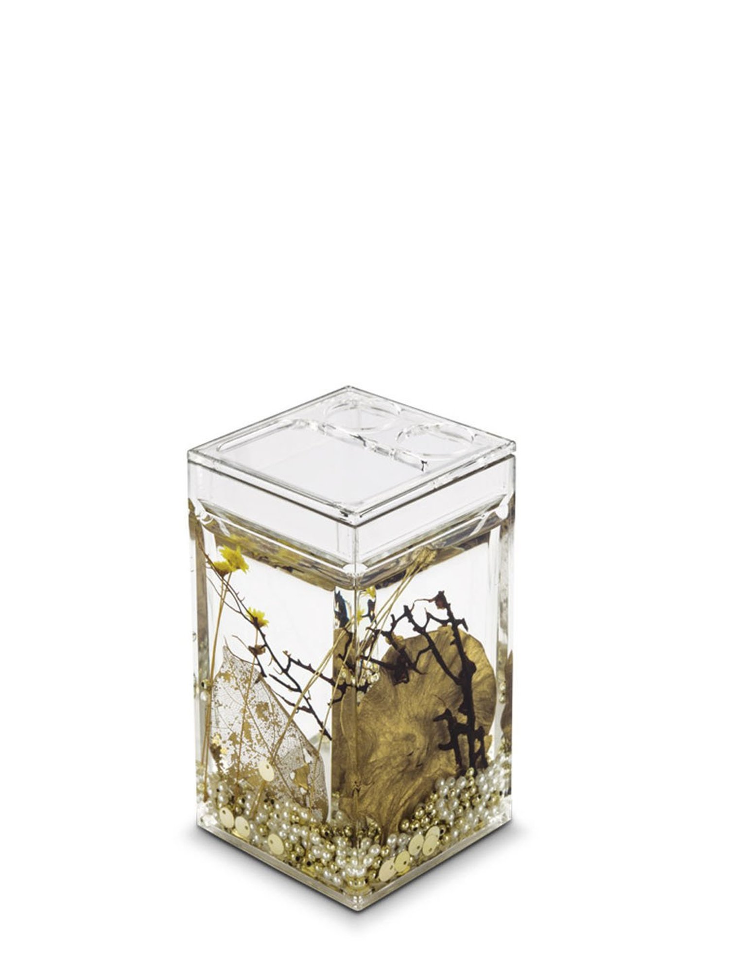 Freelance Gold Acrylic Set of 4 Bathroom Accessories