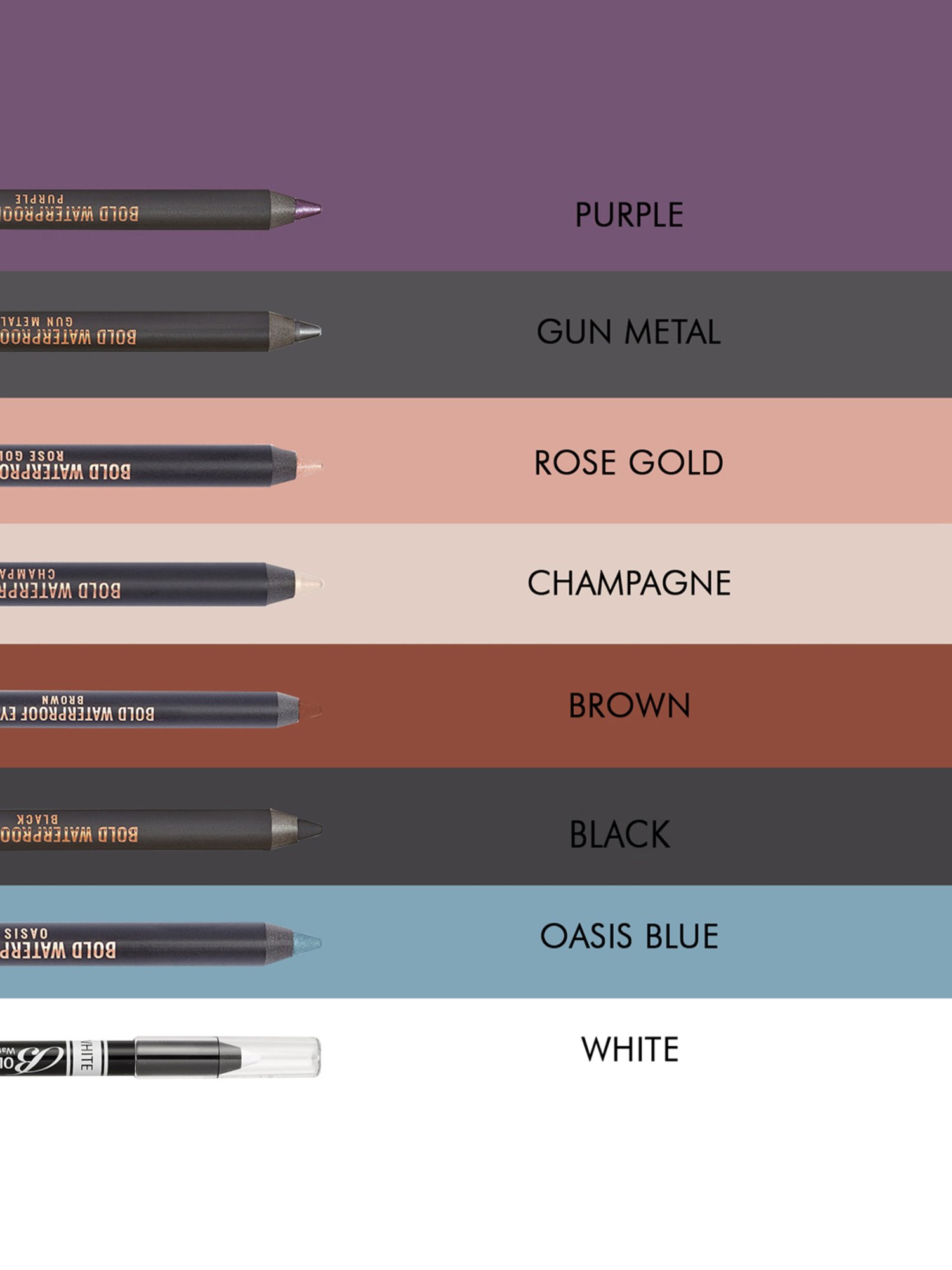 Barry M Bold Waterproof Eyeliner Purple - 1.2 gm