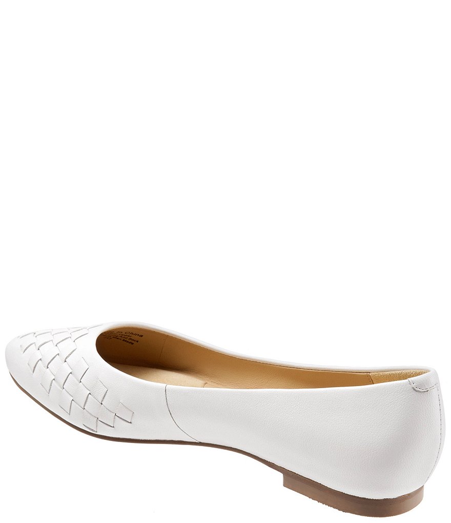 Trotters Estee Woven Leather Flats