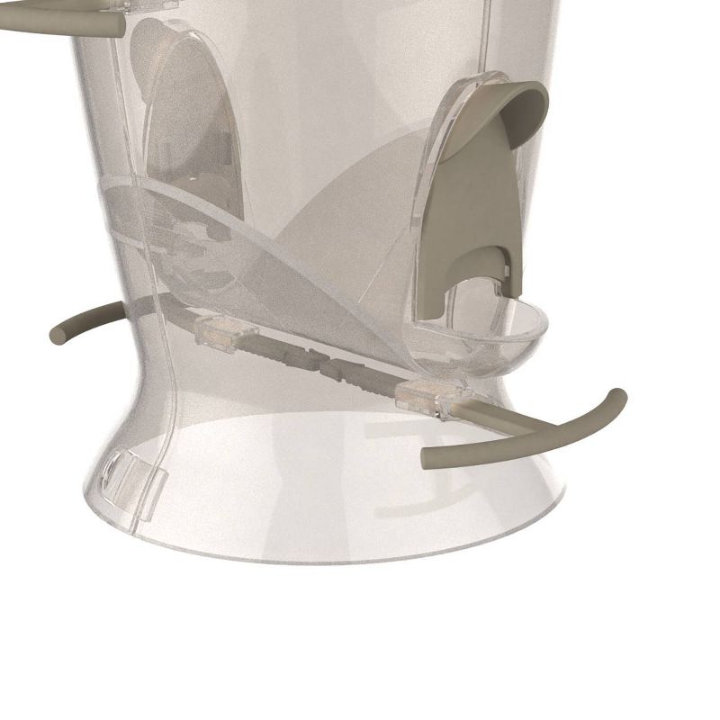 Droll Yankees Stokes Select Abundance Bird Feeder - Gray