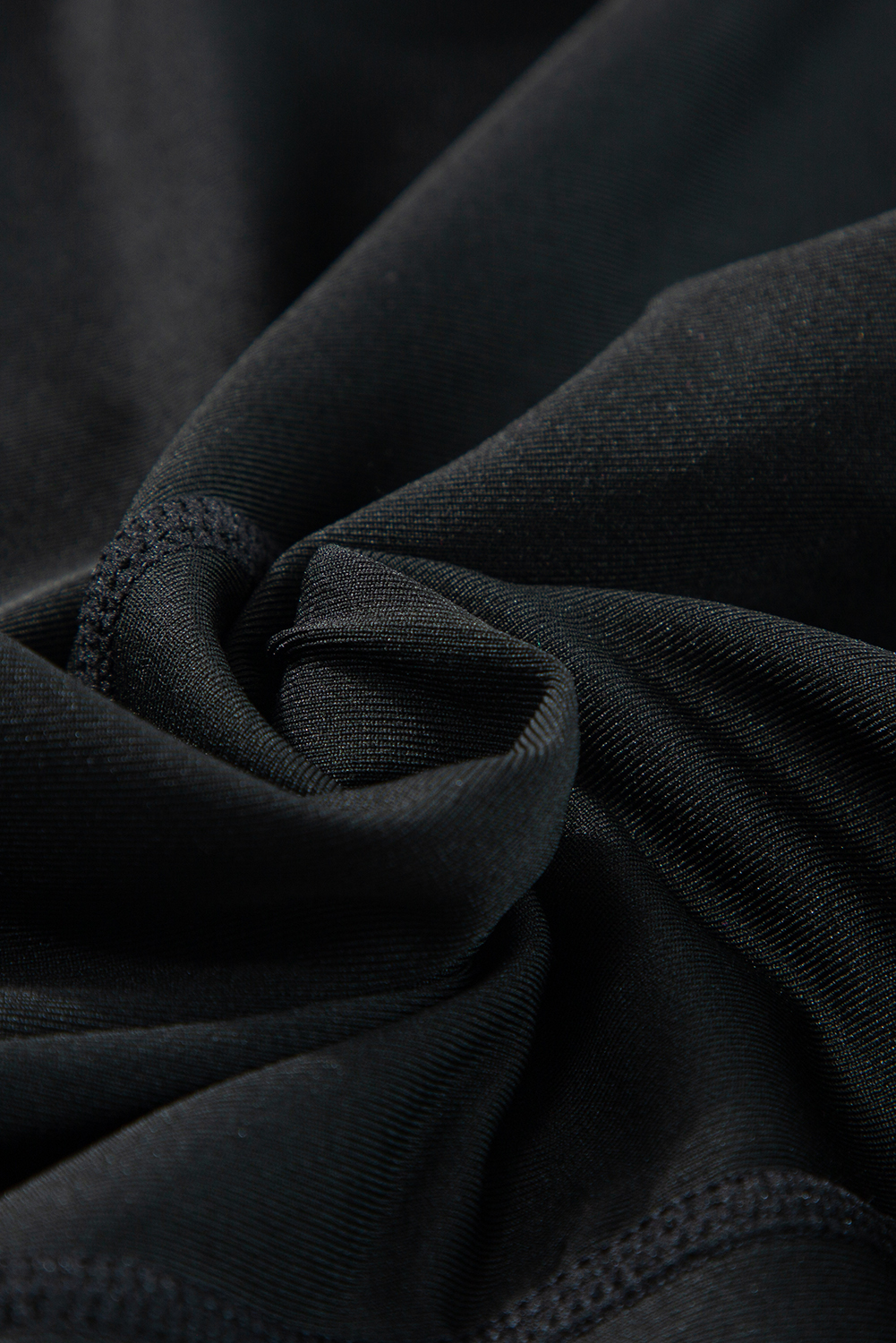 Black High Waist Backless Side Pockets Slim Fit Sports Jumpsuit