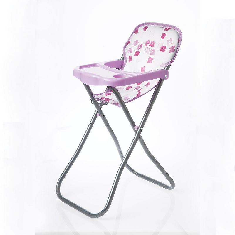 Manhattan Toy Baby Stella Blissful Blooms High Chair First Baby Doll Play Set for 15" Dolls