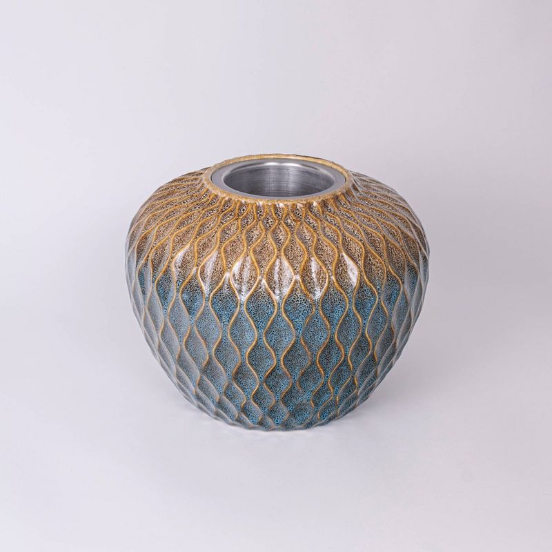 EchoFlame Corona Fireplace Teal - Echo Valley