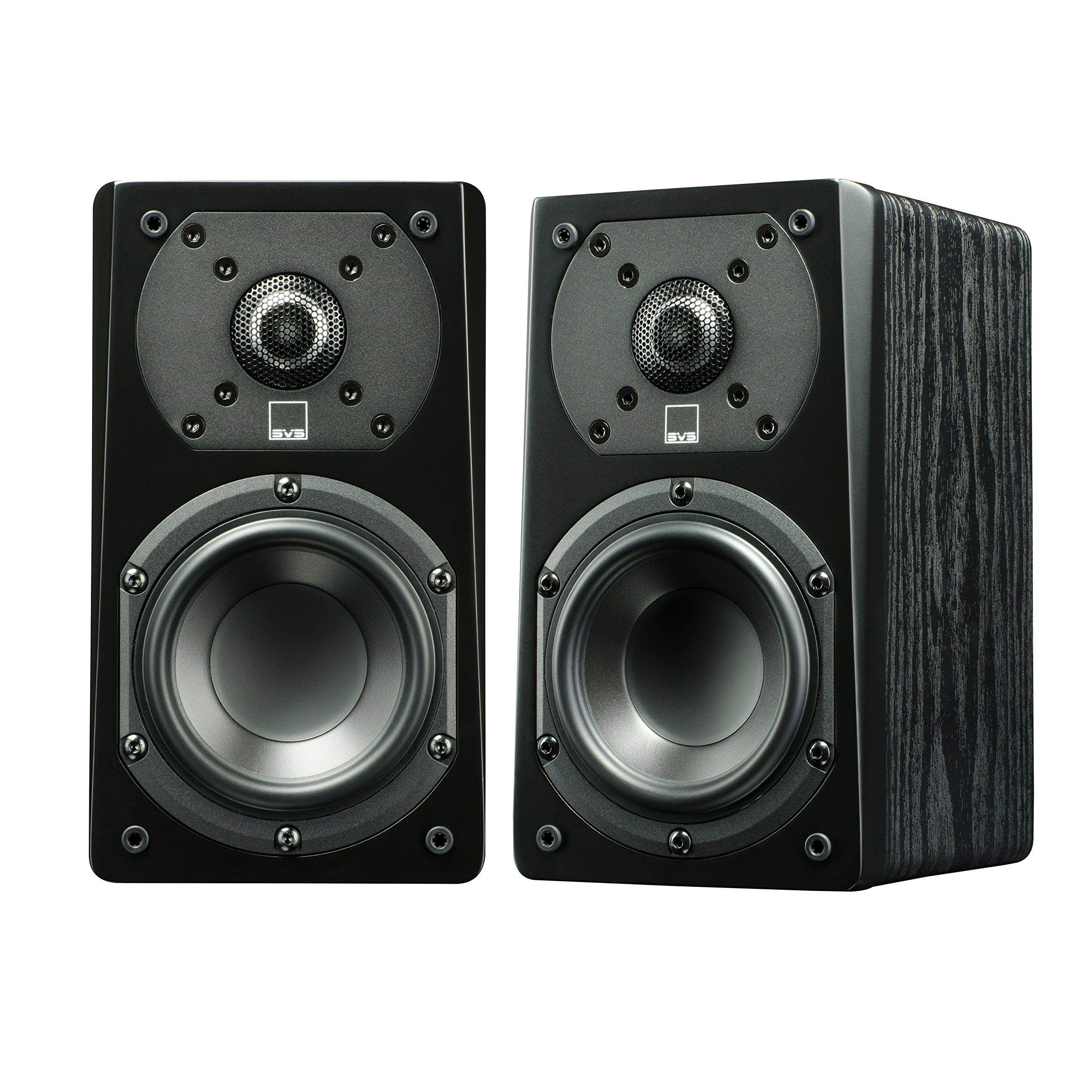 SVS Prime Satellite Speaker (Pair) - Premium Black Ash