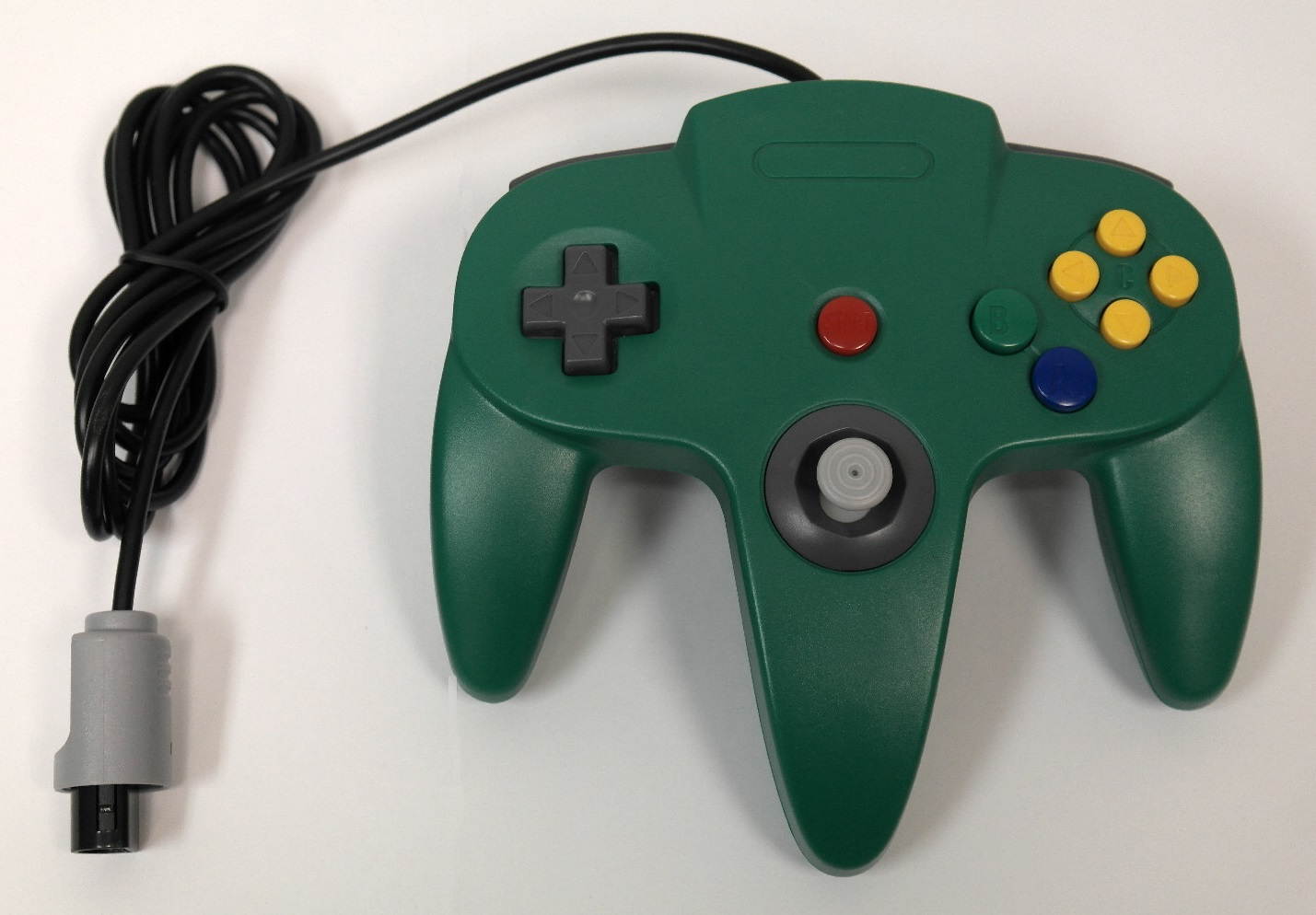 Green Replacement Controller for Nintendo N64 by Mars Devices
