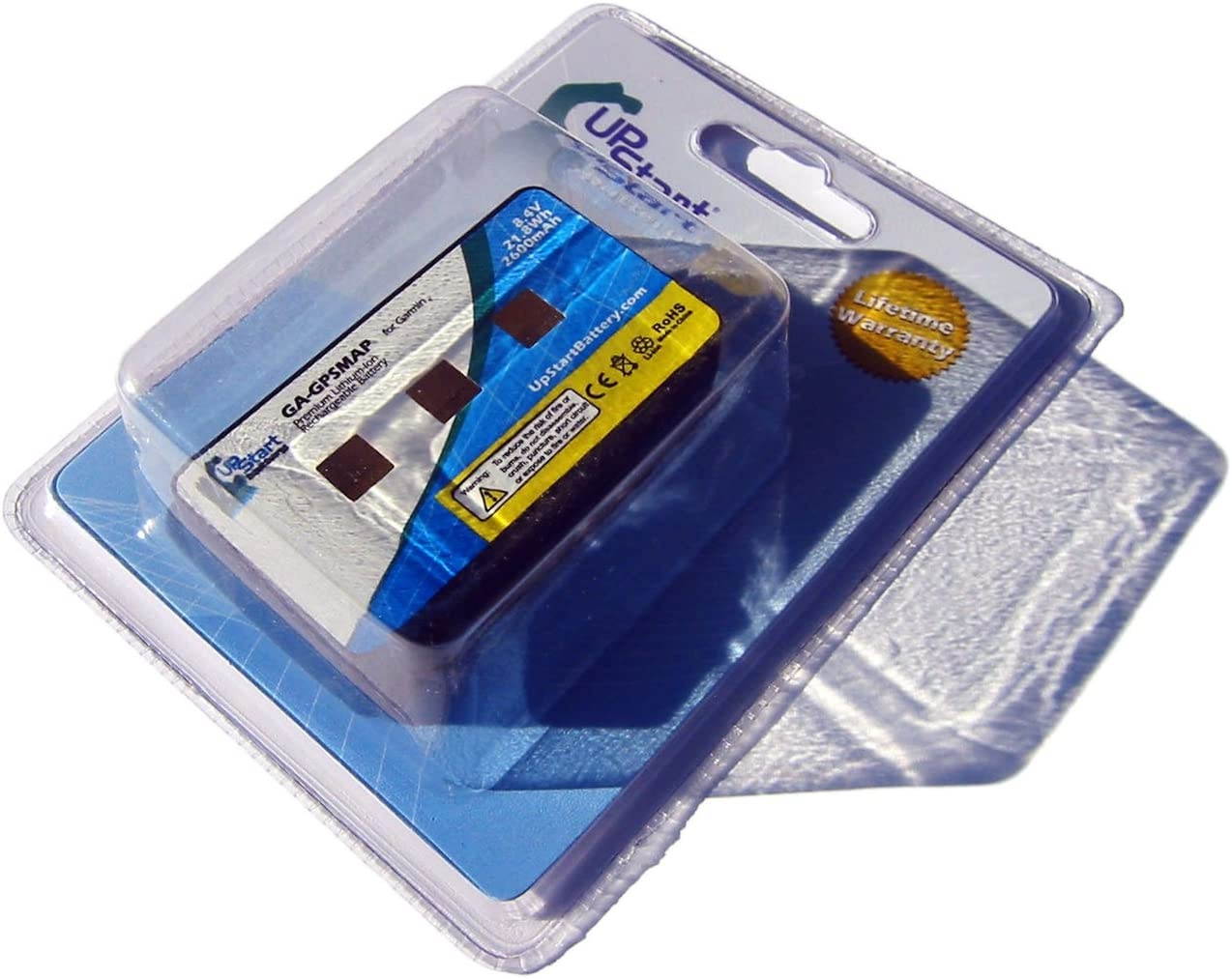 Replacement for Garmin GPSmap 496 Battery - Compatible with Garmin GPS Battery (2600mAh 8.4V Lithium Polymer)