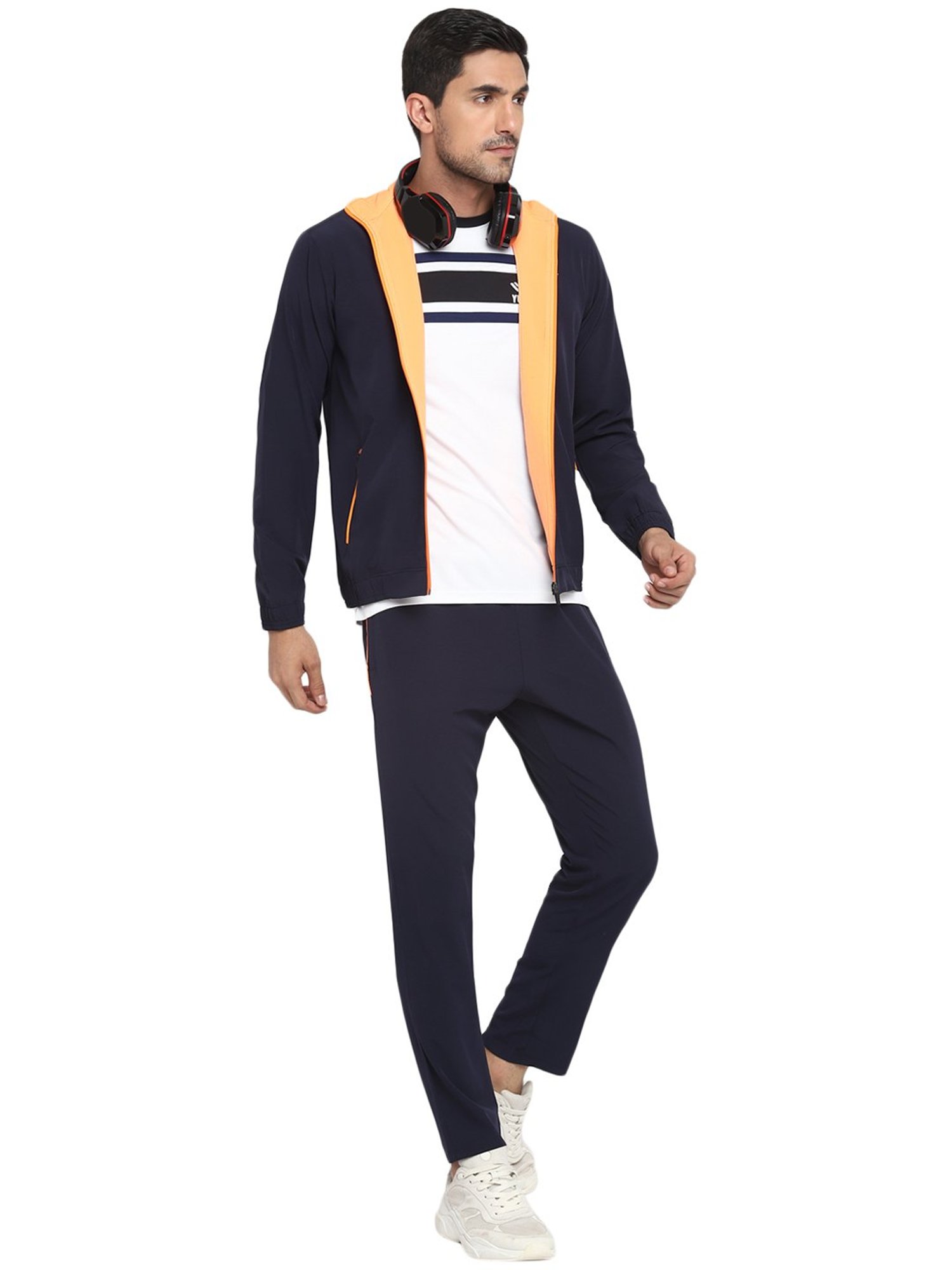 Yuuki Navy Regular Fit Tracksuit