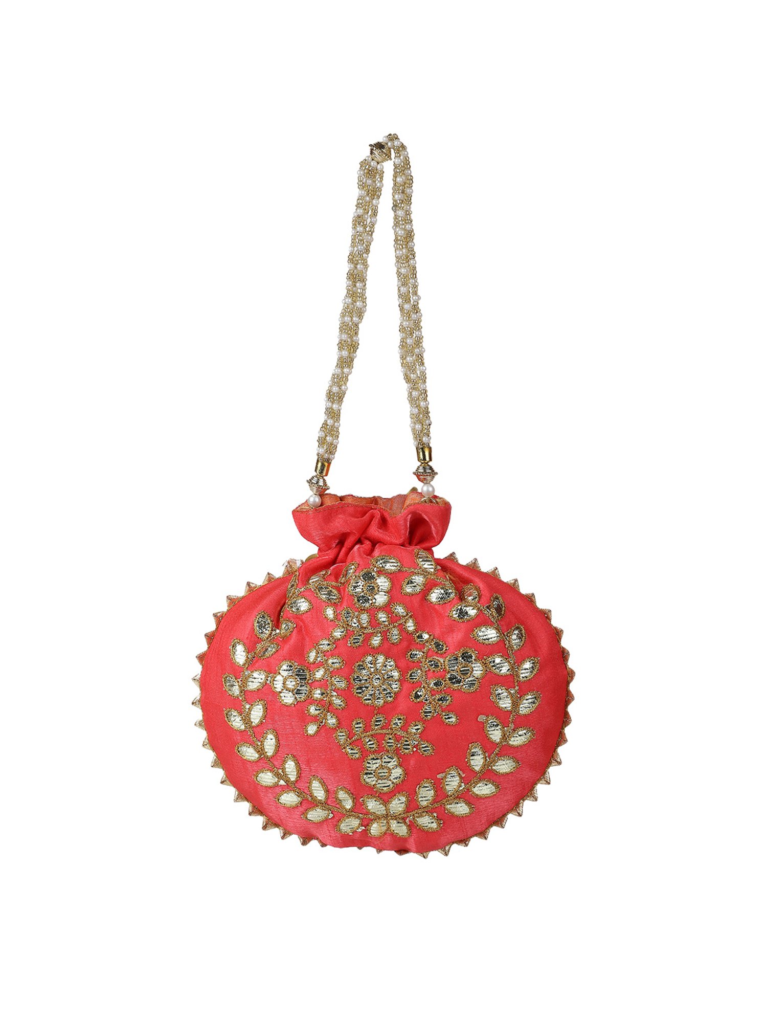 Aditi Wasan Pink Embellished Potli