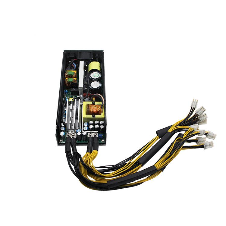 1800w power supply 6PIN*10 Antminer APW3++-12-1600,ETH PSU,antminer S9 S7 L3 BTC LTC DASH miner power supply For Bitcoin Machine