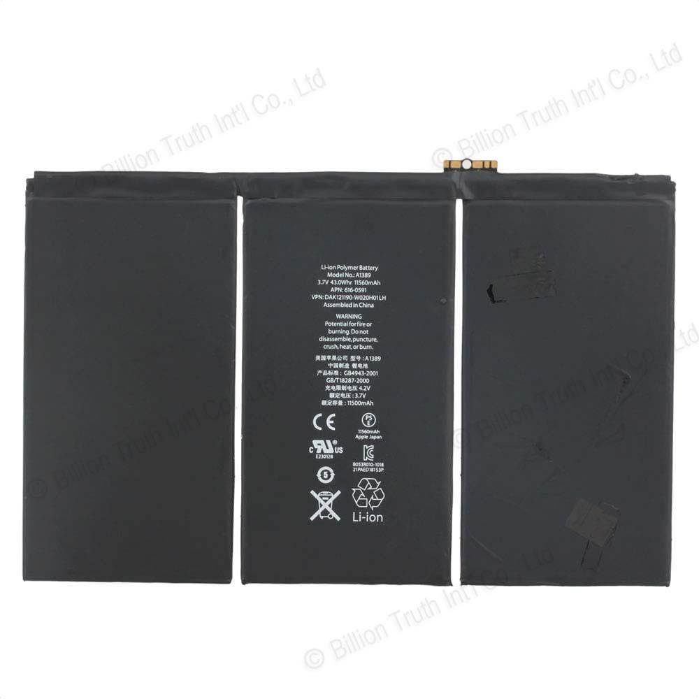 New Replacement Li-Ion Battery 11560mAh for Apple iPad 4 4th 4G Gen