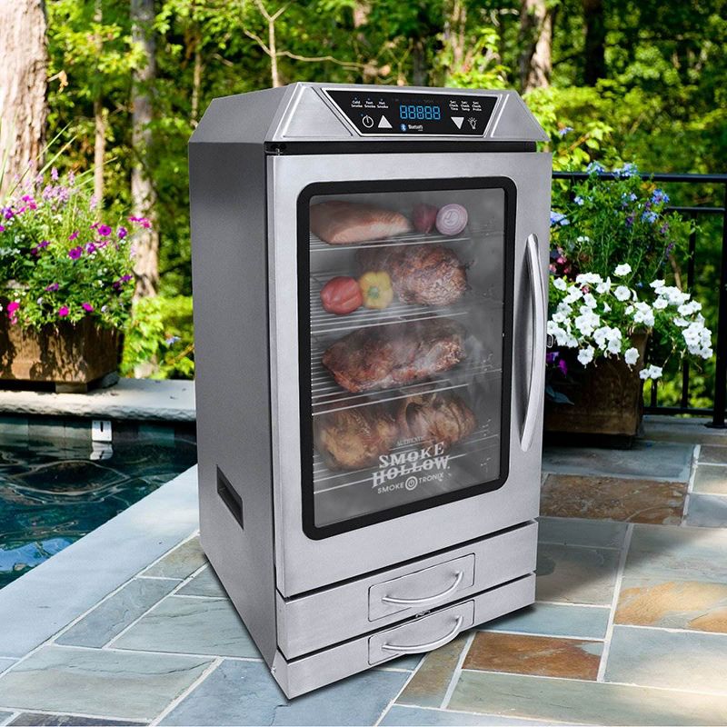 Smoke Hollow 40-Inch Smoke Tronix Smart Digital Electric Smoker with Bluetooth