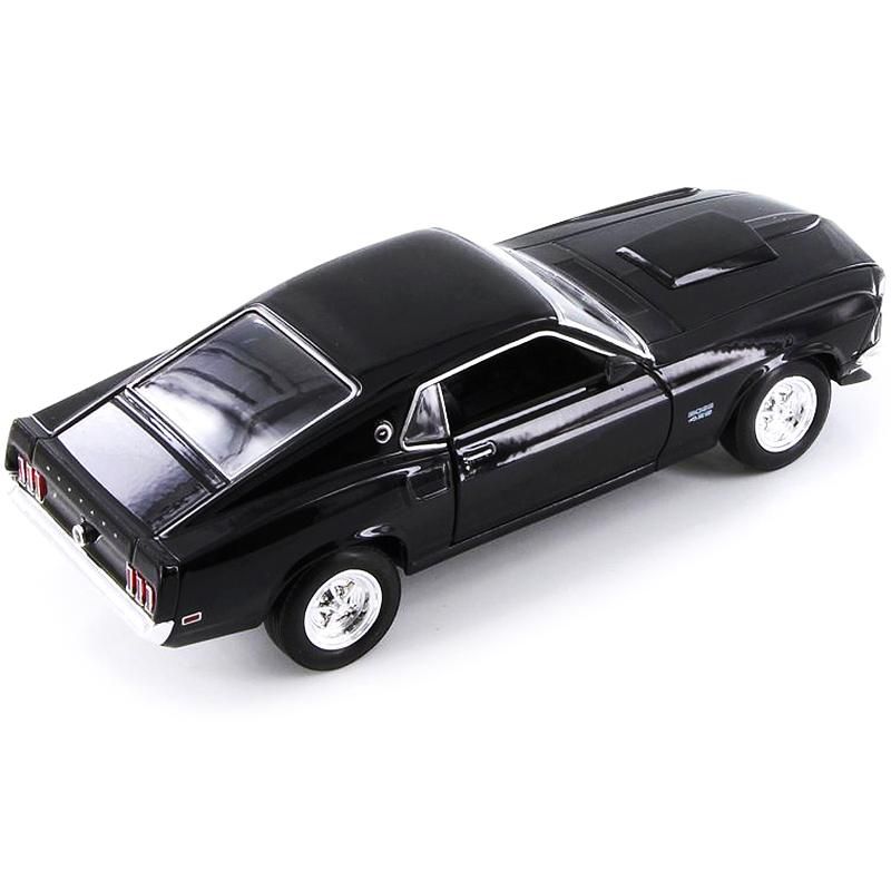 1969 Ford Mustang Boss 429 Black "NEX Models" 1/24 Diecast Model Car by Welly