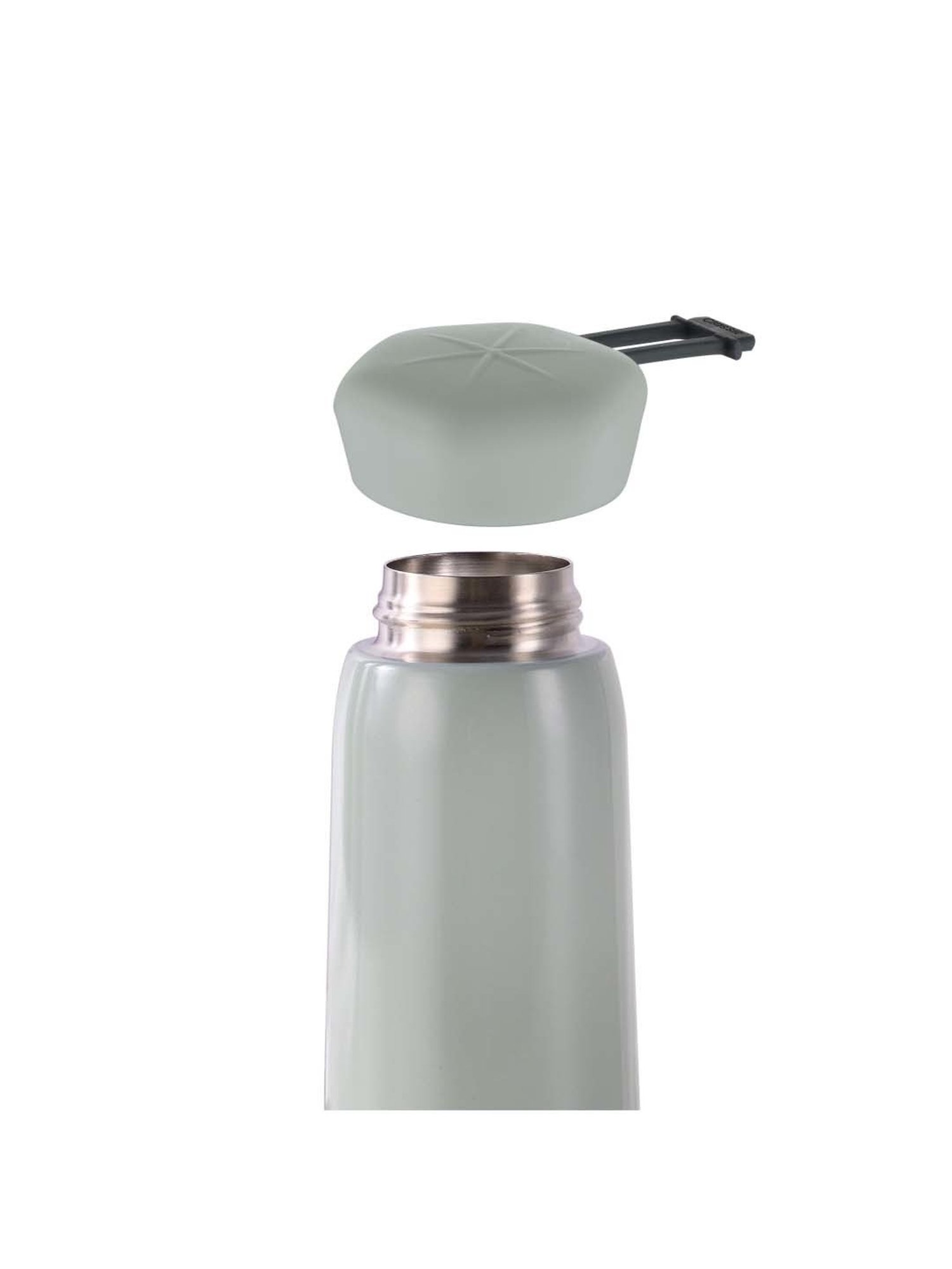 Bergner Walking Grey Stainless Steel Thermosteel Hot and Cold Bottle (0.4 L)