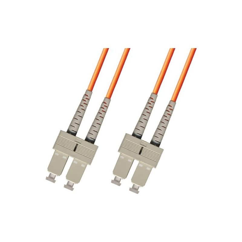 Meter OM1 Multimode Duplex Fiber Optic Cable (62.5/125) - SC to SC - Orange