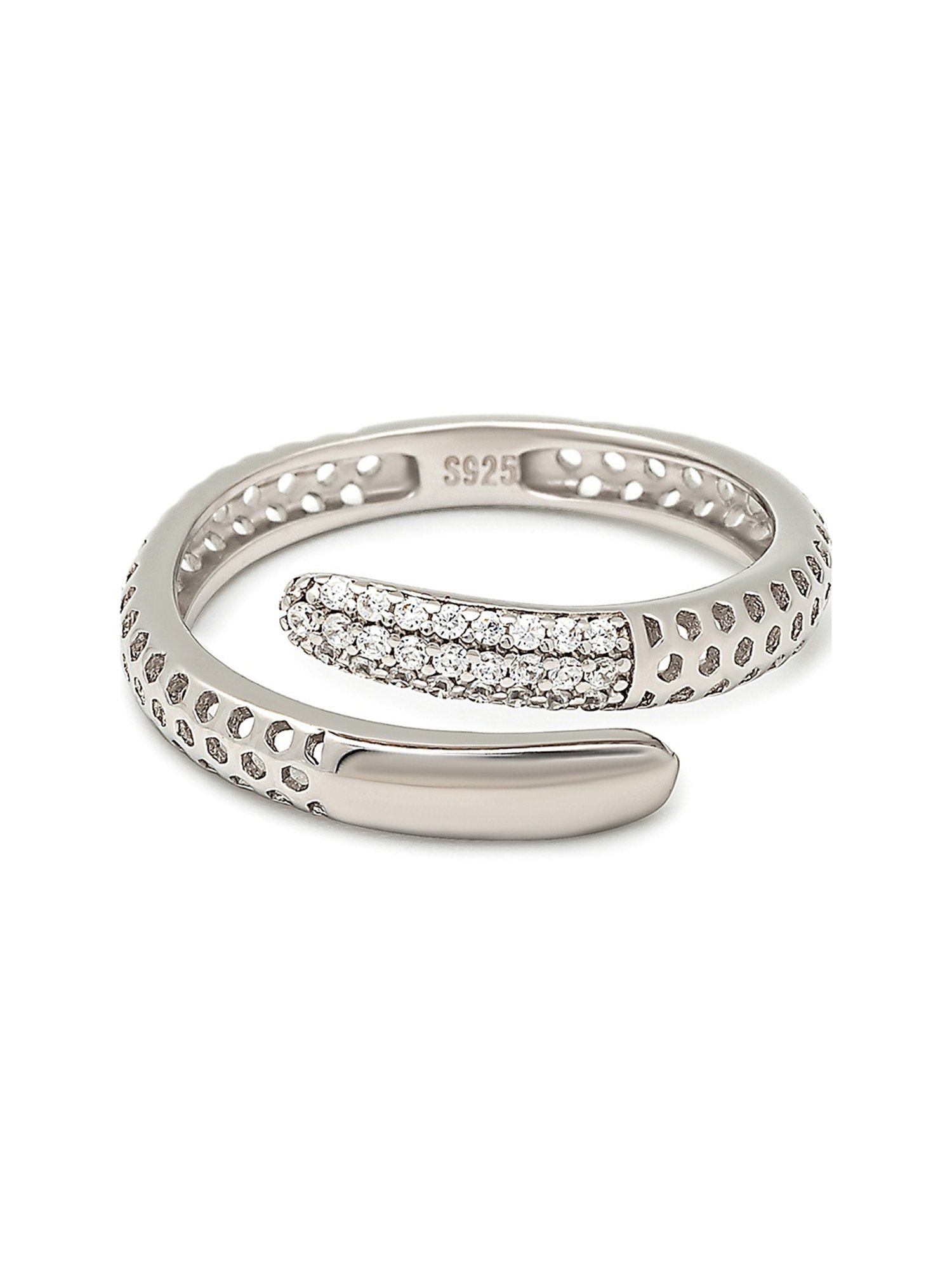 Silberry 92.5 Sterling Silver Nebula Ring