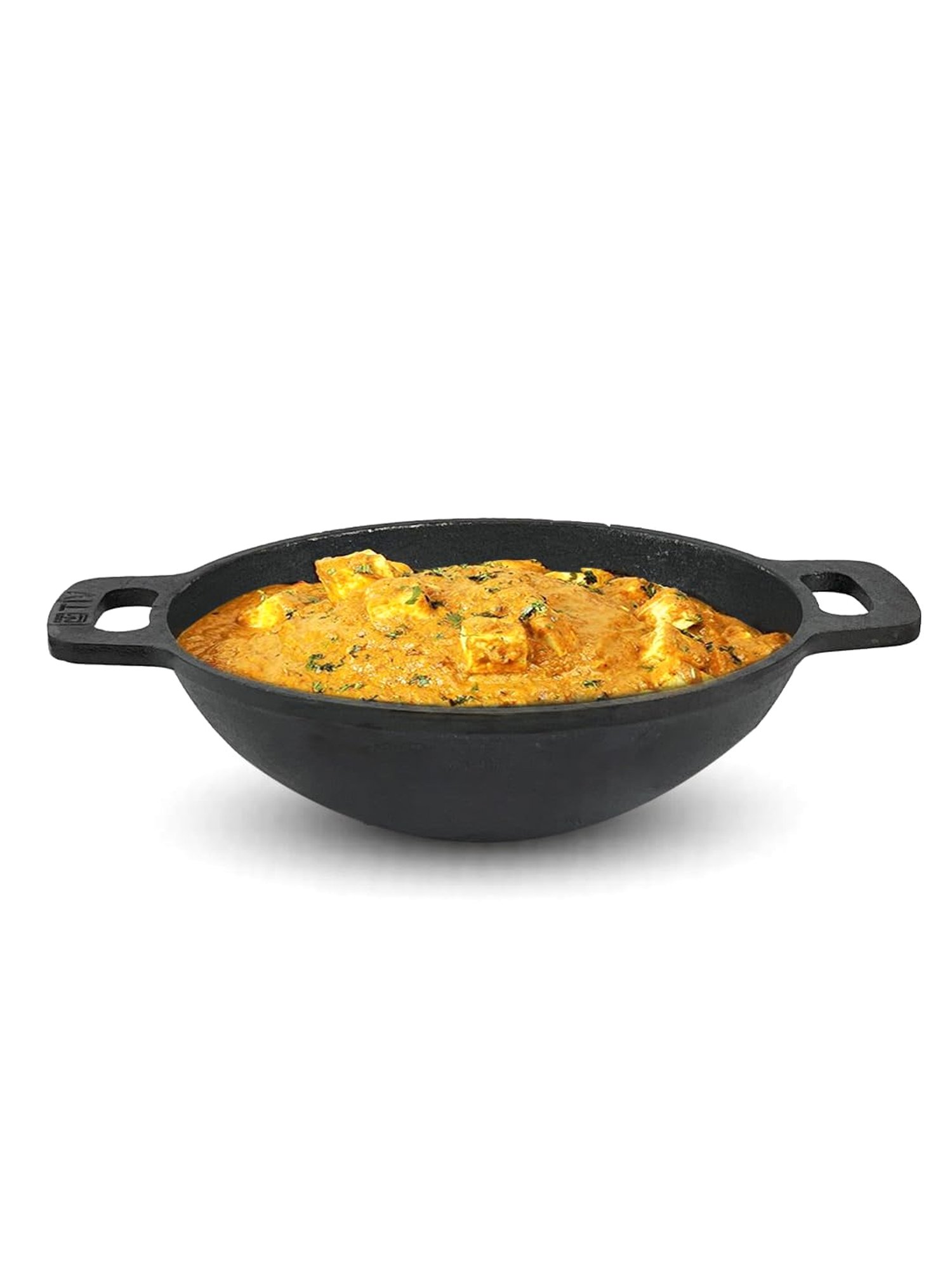 ALLO Silver Stainless Steel Induction Friendly Triply Kadhai (3 L)