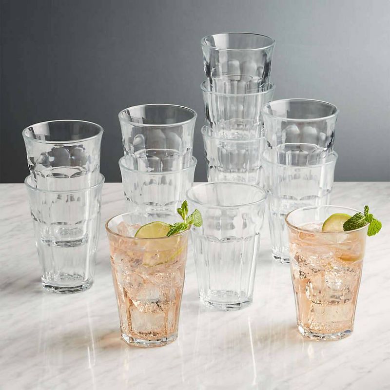 Duralex - Picardie 12 5/8 oz Glass set of 6