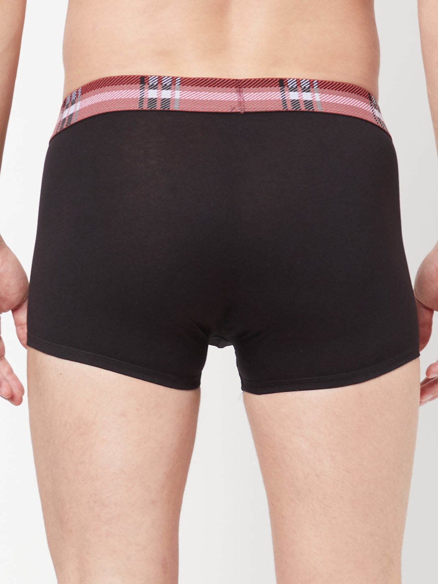 Zoiro Navy & Black Regular Fit Trunks - Pack Of 2