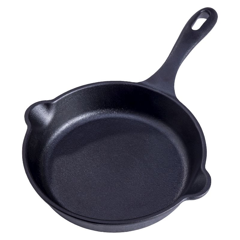 Victoria 6.5"&amp; 10" Preseasoned Cast Iron Skillet Set