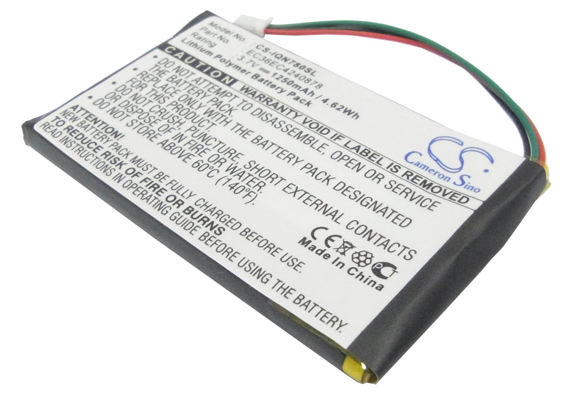 1250mAh Battery for Garmin Nuvi 780, 780T, 785, 785T, EC36EC4240878